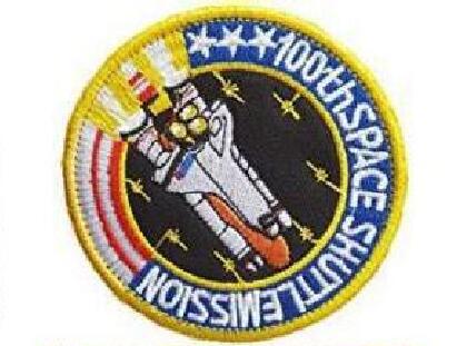 Cross-border exclusive supply of embroidered fabric Velcro armbands, NAS space agency, space agency badge patches
