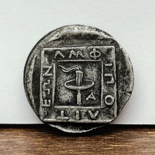 古罗马宙斯古希腊银币奥林匹斯众神火炬硬币雕刻荷马礼品