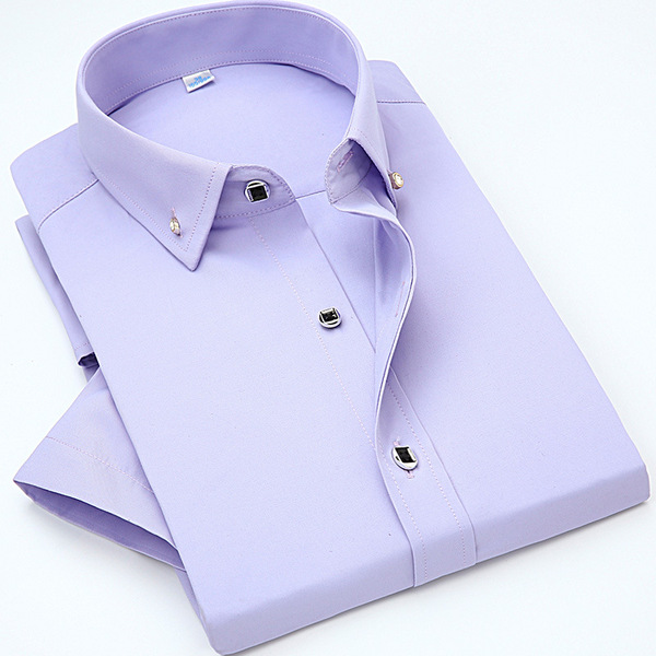 Fashionable thin solid color professional shirt