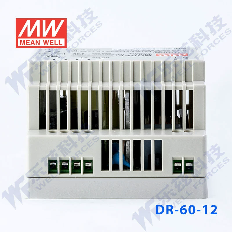 DR-60-12 Taiwan Mingwei 60W12V guide power source 4.5A DC stabilization industrial control PLC sensor