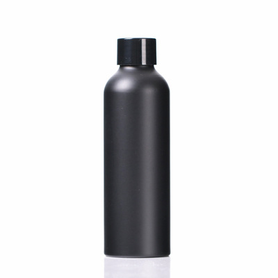 150ML negro + cubierta plana negra + tapón interior de agujero pequeño