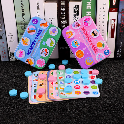 Little Migratory Bird Iron Box Memory Chess 0.28 Logical Thinking Training Children's Brain Intelligence Development Puzzle Early Education Toy