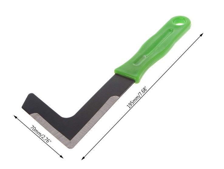 供应ZB-647A园林工具 L字型 割草刀  草刀 镰刀 除草器套装