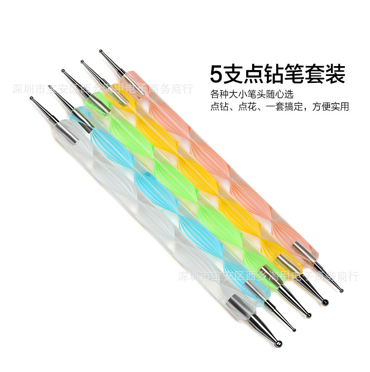 Acrylic double-sided manicure brush for manicure