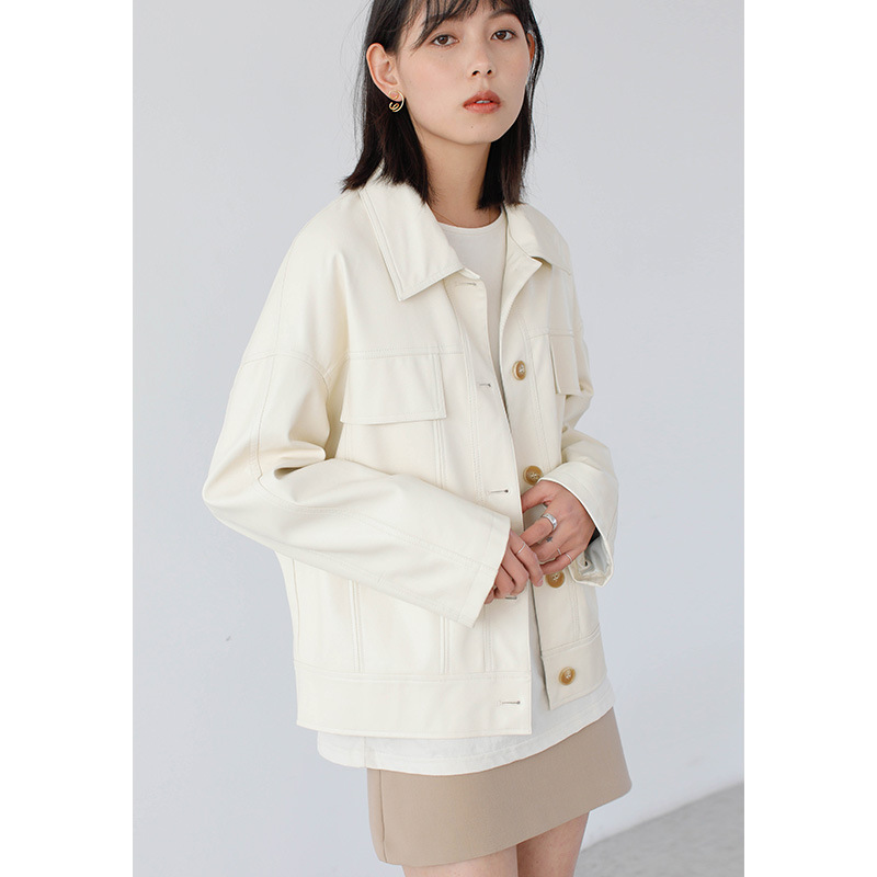 Blouson femme THXGIVING en Cuir PU - Ref 3320849 Image 1