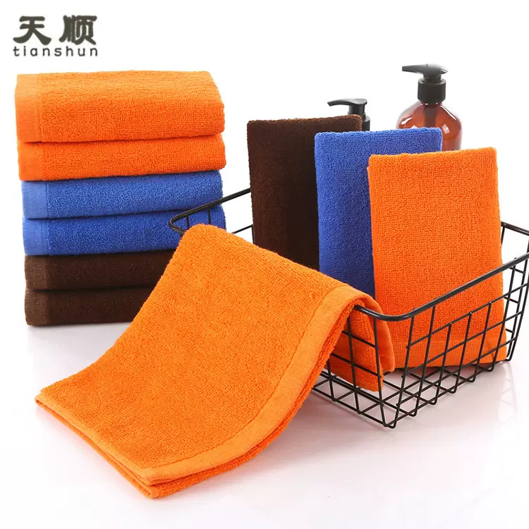 【21股彩色+白色毛巾】批发棉毛巾美容院酒店宾馆加厚火疗毛巾