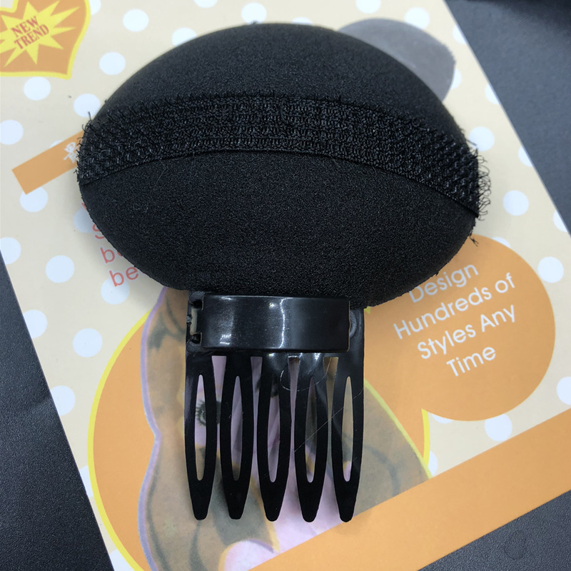 插梳发箍增厚空气刘海蓬松垫留海无痕花苞头斜刘海流海发夹