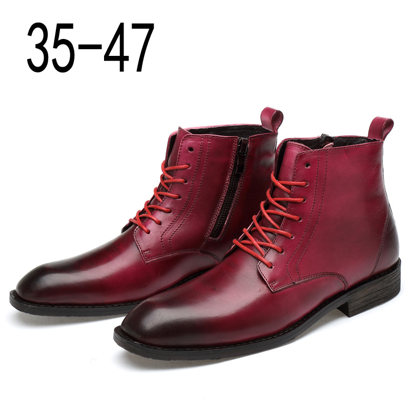 Winter Men's New Fashion Men's Leather B...