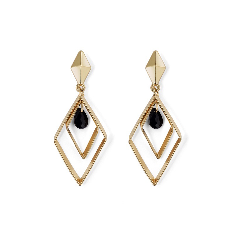 Geometric Earrings Fashion Diamond Long Earrings Creative Temperament Goddess Ear Jewelry Wholesale display picture 7