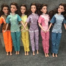 搪胶公仔时装洋娃娃换装女仆服佣工衣特色外贸玩具配件套装身高29