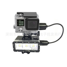 Gopro配件hero6/5/4潜水移动电源补光灯运动相机潜水灯水下充电器