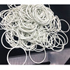 Hair rope, rubber white leather rubber rings, wholesale