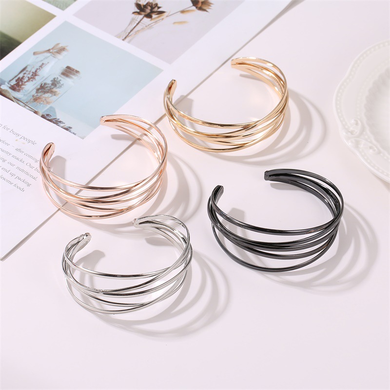 Fashion Geometric Alloy Plating No Inlaid Women's display picture 2