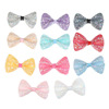 Nail sequins with bow, children's hair accessory, Korean style, wholesale