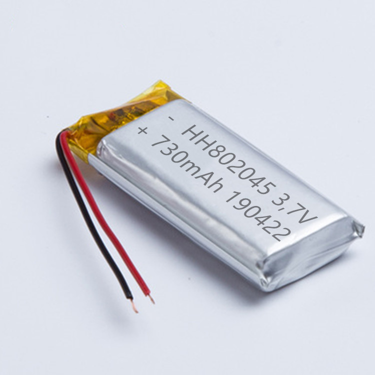 工厂销802045锂电池优质聚合物730mAh082045 082047 充电电池