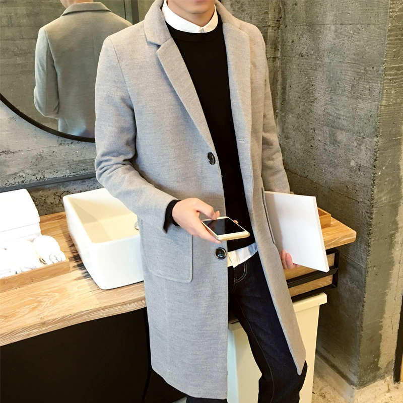 Демисезонное цветное trench coat, жакет, шерстяное пальто, корейский стиль