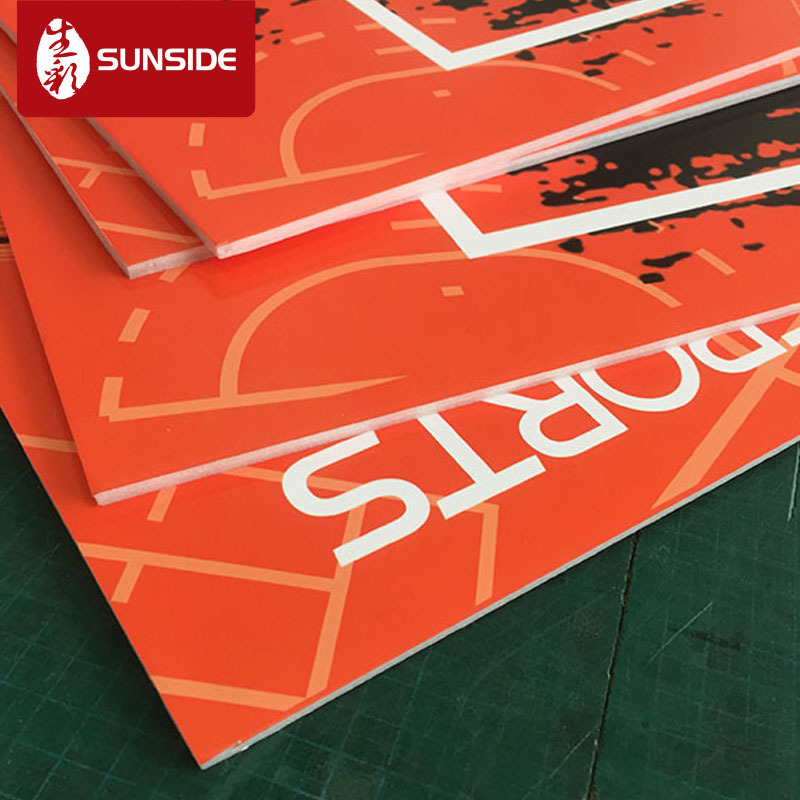 kt board manufacturer special-shaped kt snow board edge covered advertising board company corporate culture display board logo printing photo