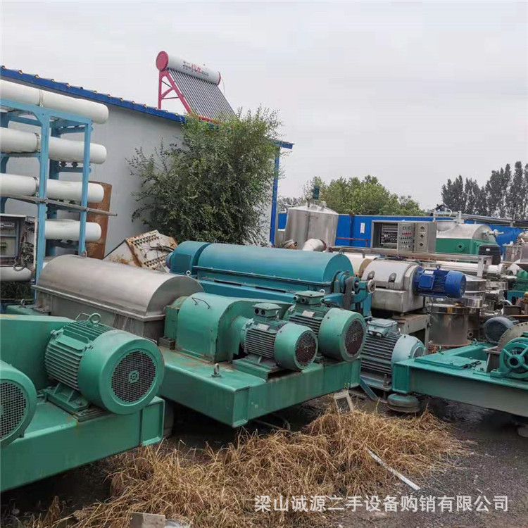 出售二手450卧螺离心机卧螺沉降常速离心脱水机污水固液脱水机