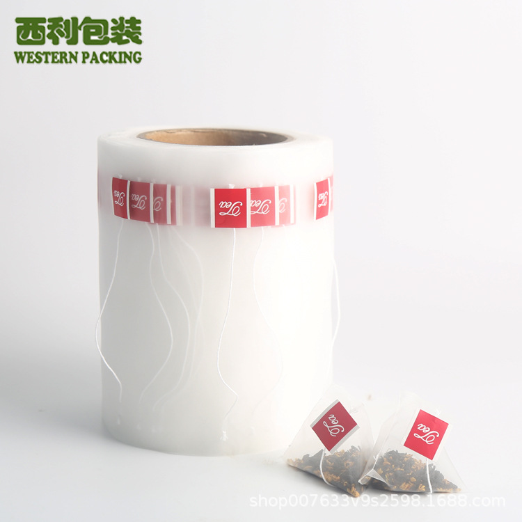 供应尼龙三角茶叶包过滤袋卷材 一次性花茶袋 茶包过滤袋可印LOGO