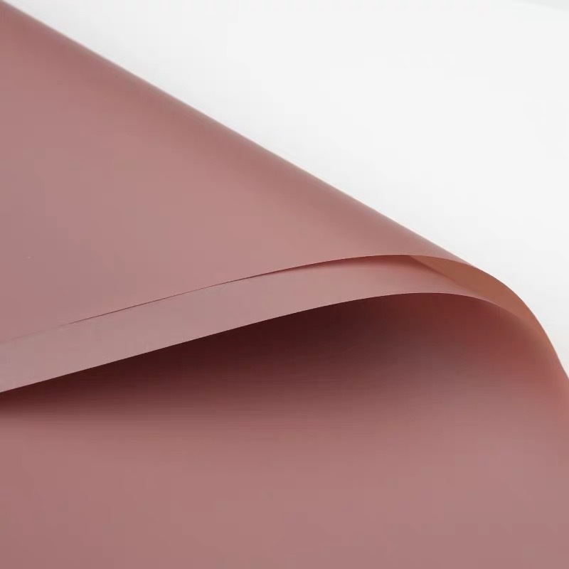 Papel liso coreano de color sólido papel de miel papel floral papel de embalaje de flores papel de regalo floral papel de regalo de ramo coreano