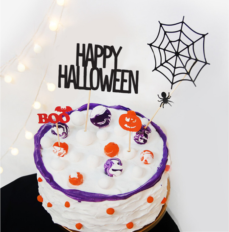 Halloween Letter Paper Party Cake Decorating Supplies display picture 2