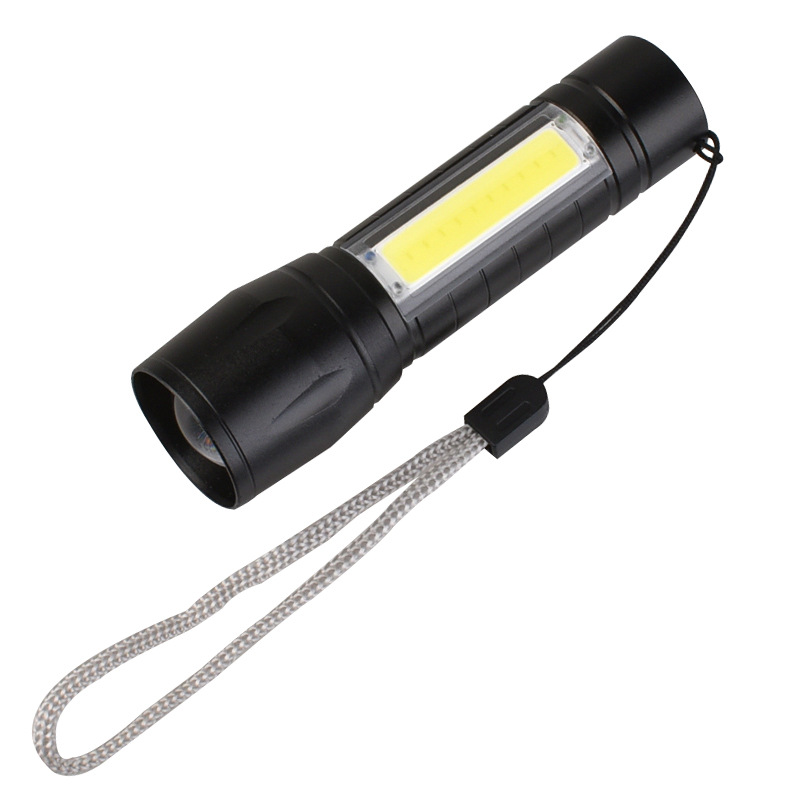 Cross -border e -commerce mini -charging flashlight COB flashlight…