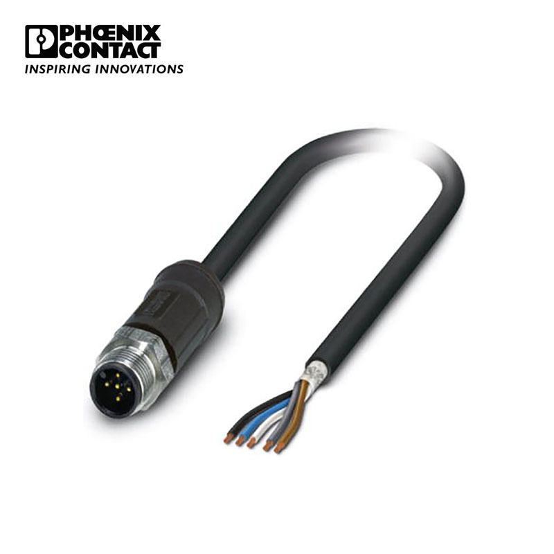菲尼克斯传感器/执行器电缆SAC-5P-M12MS/ 2,0-28X SH OD-1407263
