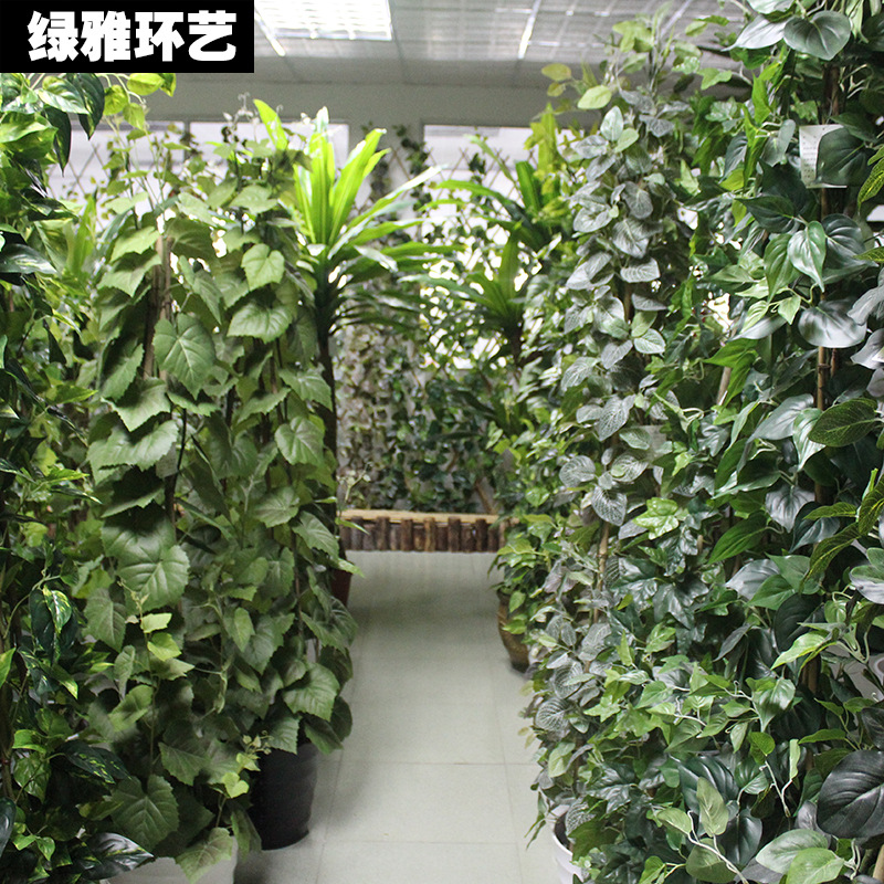 仿真植物藤条叶子花绿植绿萝蔓藤水管缠绕家居装饰花藤墙面绿化