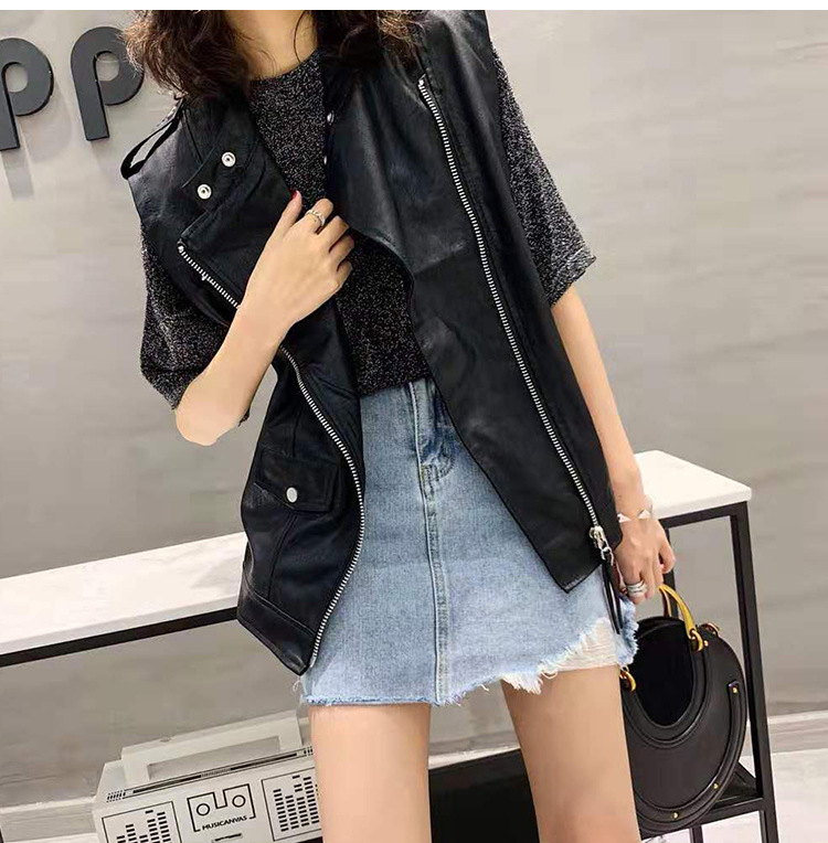 Gilet femme en PU - Ref 3316620 Image 6