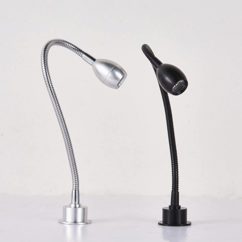 LED surface-mounted soft tube counter spotlights, curved pipes, picture lights, jewelry display 1W 3W small spotlights, background wall lights