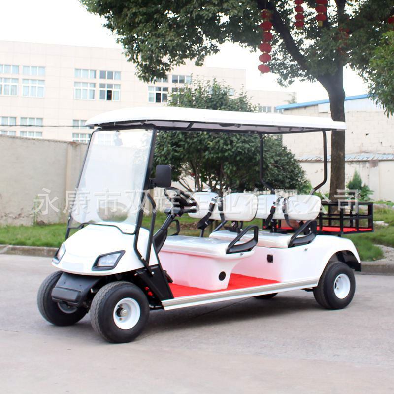 New electric four-wheel golf cart scenic spot tour car sightseeing car Watch RV scooter patrol car customization