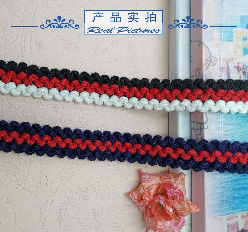 彩色毛线花边11