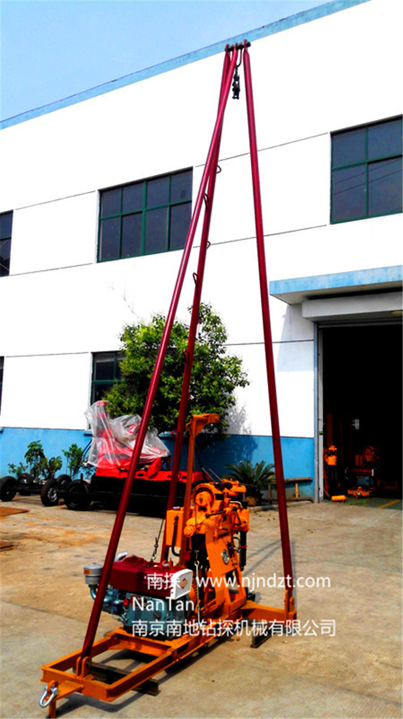 南探牌地质勘探钻机、水井钻机、钻探机，XY-200A-T-SJ-3塔机一体