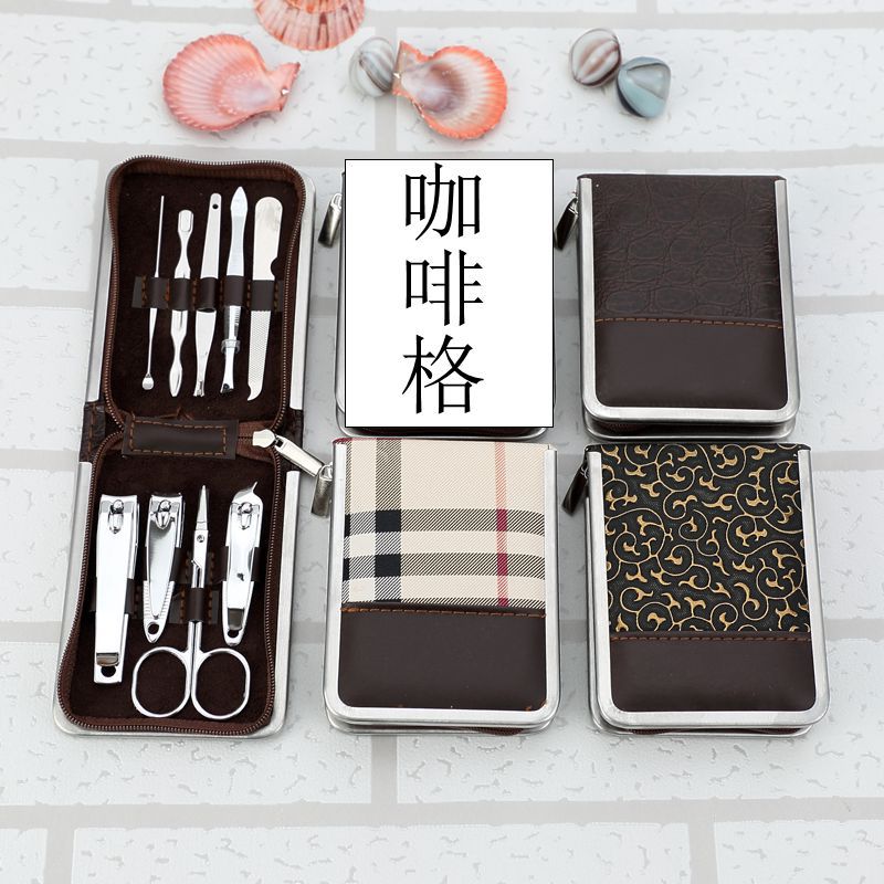 nail clippers Manicure Set 9 Set of parts Manicure Set Nail scissors Leatherwear Nail Tools suit