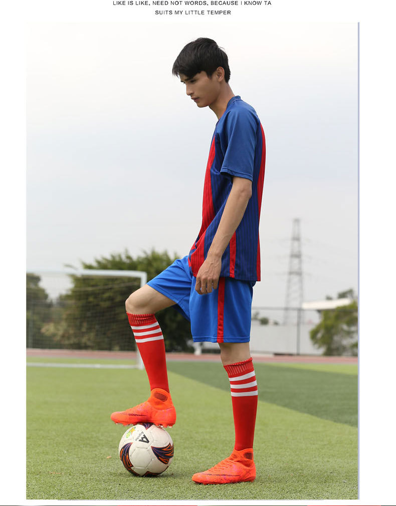 Scarpe da calcio per il commercio estero, da uomo, con suola piatta, unghie rotte, unghie lunghe, erba sintetica, studenti, allenamento, pallone da calcio in pelle per giovani_voghion.com