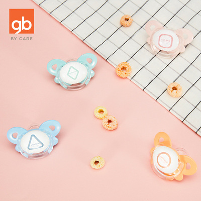 gb好孩子婴儿安抚奶嘴0-18个月新生儿超软硅胶宝宝安睡奶嘴2只|ru