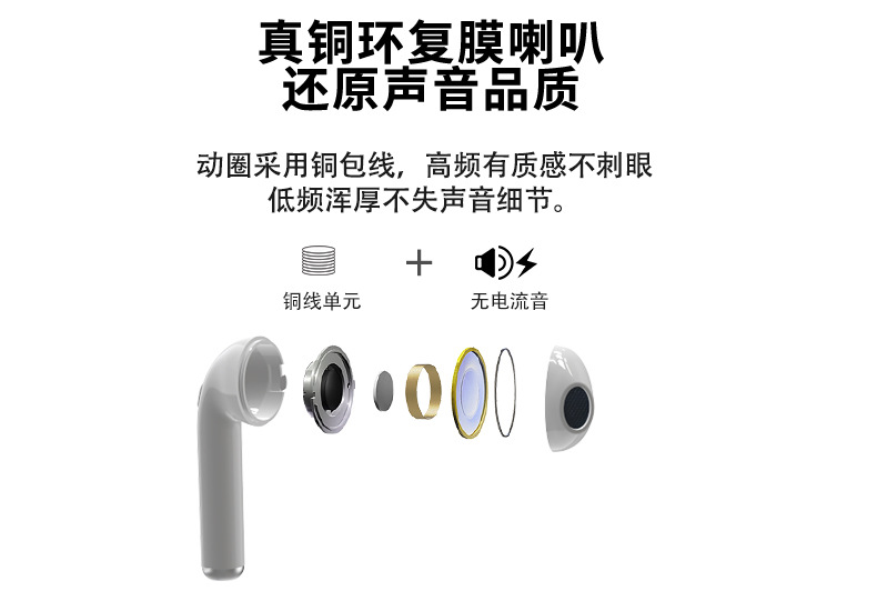 Casque bluetooth YAN ZHONGXIN fonction appel connexion multipoints - Ref 3378803 Image 12