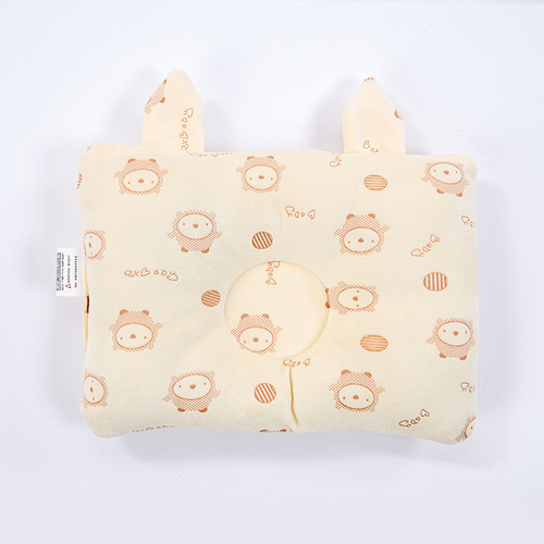 Newborn baby baby pillow, baby pillow, anti-head shaping pillow, pure cotton adjustable baby product pillow
