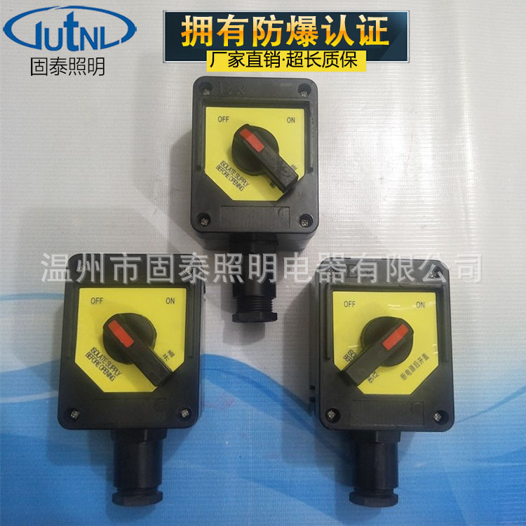 厂家直销BZM8050(8030)-16A系列防爆防腐照明开关 防爆开关