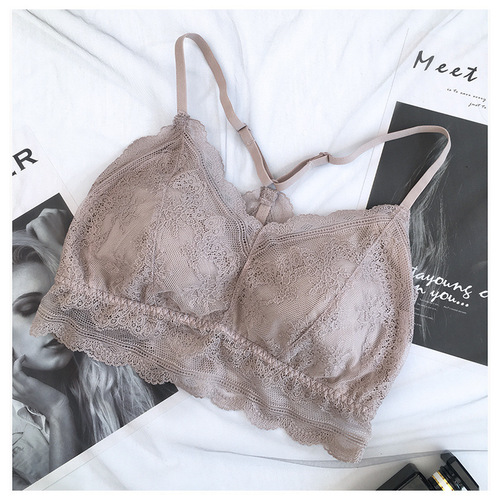 New Fondir 1922 Lace Backless Bra with Thick Padding, Backless Corset Bralette, Underwire Backless Bralette, Non-Slip