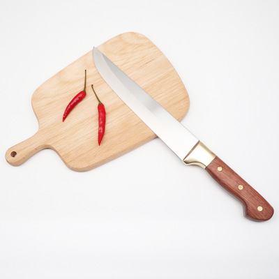 阳江刀日式寿司刺身切鱼片刀 厨房多用料理刀木柄8寸厨师刀