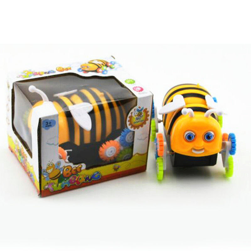 New electric toy car: Bee 12 wheel tipper, automatic turning over, children's electric car floor stand toy