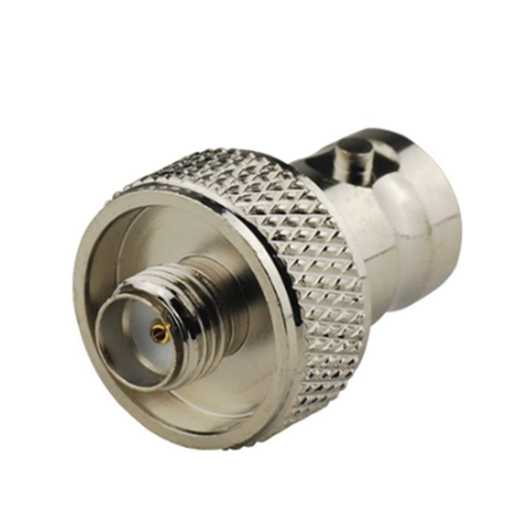 射频转接头BNC母转SMA母转接头 SMA母转BNC母转接头带圆盘阿里巴巴