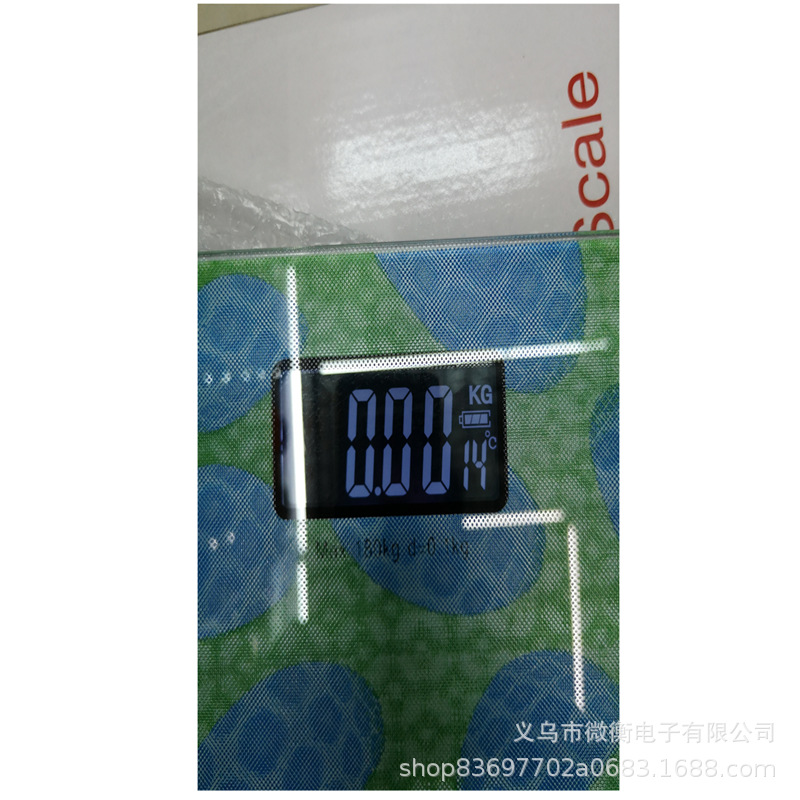2019 nueva escala de baño, escala electrónica, escala de cuerpo humano, escala de vidrio de salud, 180kg / 100g
