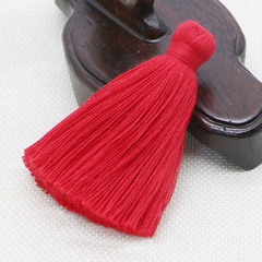 Wholesale 6CM Fat Tassel Short Tassel Pure Cotton Small Tassel Bag Home Textile Clothing Accessory Tassel Ears