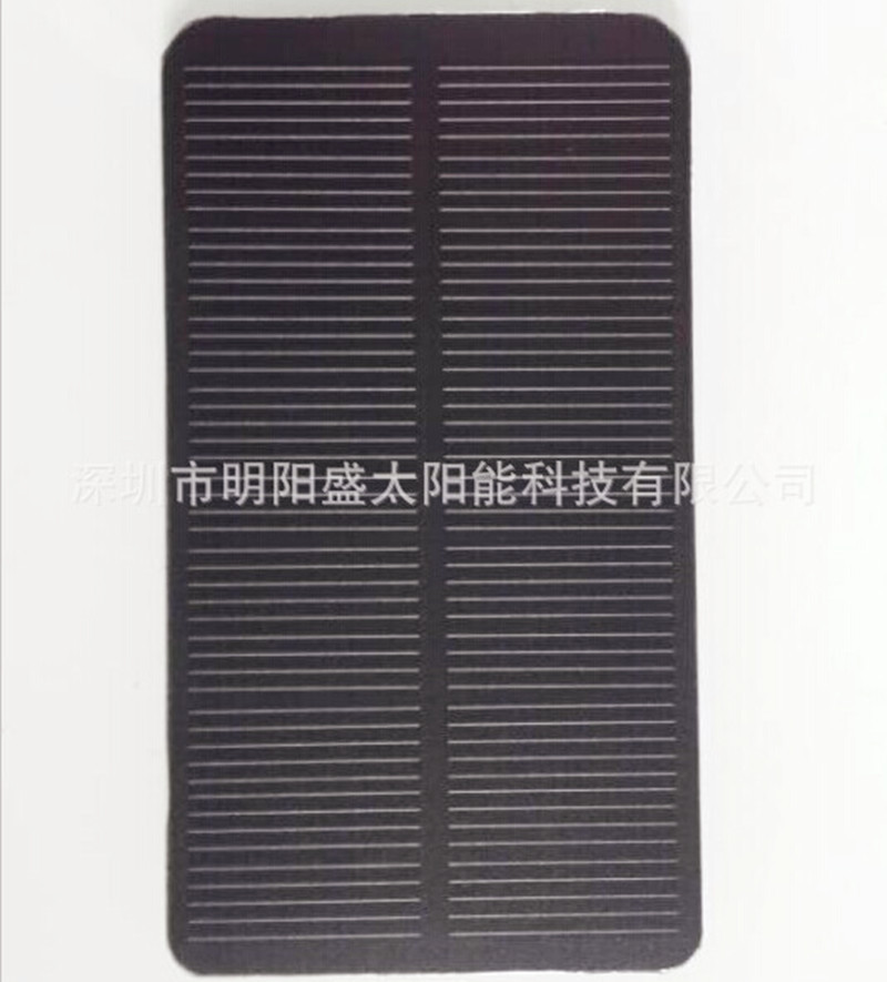 厂家供应太阳能板磨砂PET太阳能电池板5V1.4W小功率太阳能板光伏