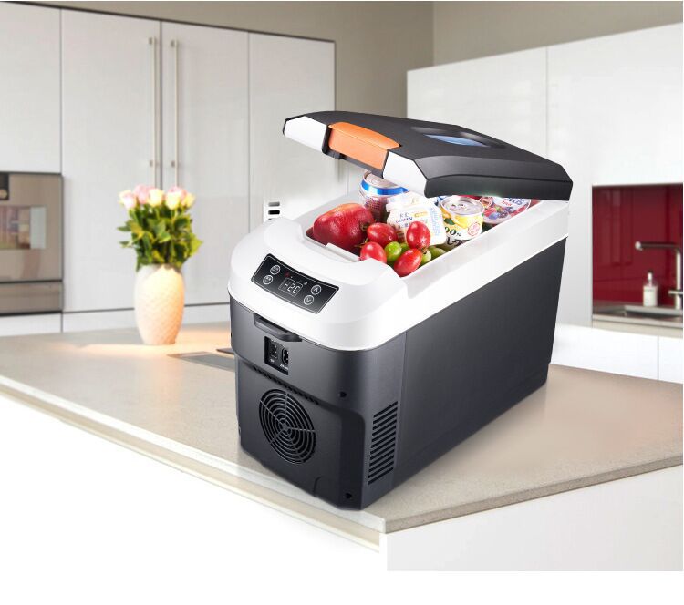 Car Refrigerator Cooling and Heating 12V 24V 220V Truck Small Cooling and Heating Box Insulin Refrigeration Box Truck