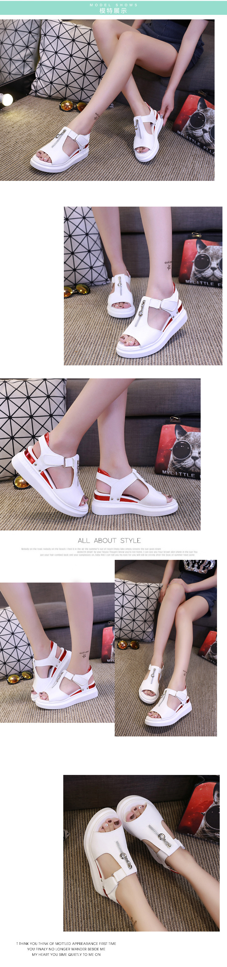 Chaussures été pour femme en Caoutchouc - Ref 3346145 Image 15