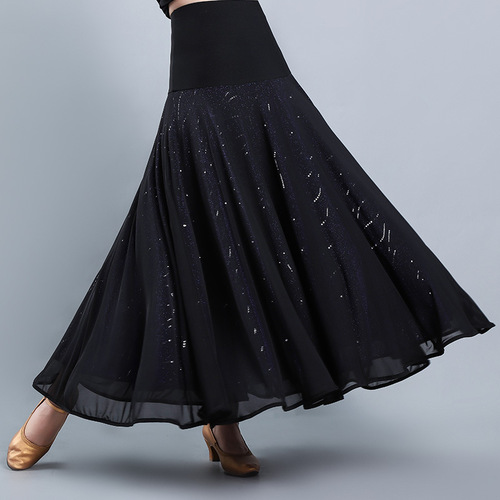 ballroom dance skirt for women Modern dance half big swing dance skirt national standard dance skirt square dance social dance skirt