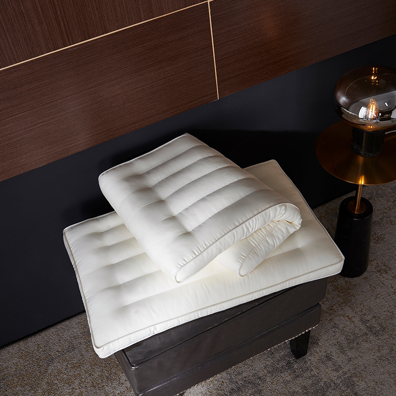 可水洗玻尿酸仪征羽丝纤维枕立体单双人护颈枕美容养颜枕一对拍2